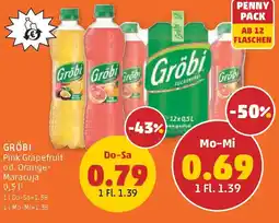 PENNY Gröbi Pink Grapefruit od. Orange-Maracuja Angebot