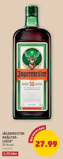 PENNY Jägermeister Kräuterlikör Angebot