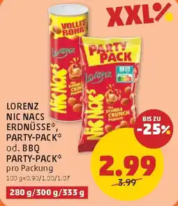 PENNY Lorenz nic nacs erdnüsse, party-pack od. bbq party-pack Angebot