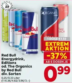 Billa Red Bull Energydrink, Editions od. The Organics by Red Bull Angebot