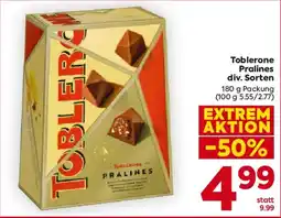 Billa Toblerone Pralines Angebot