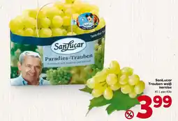 Billa SanLucar Trauben weiß kernlos Angebot