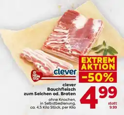 Billa clever Bauchfleisch zum Selchen od. Braten Angebot