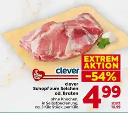 Billa clever Schopf zum Selchen od. Braten Angebot
