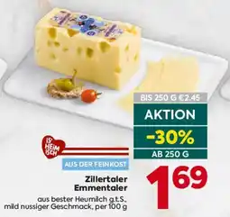 Billa Zillertaler Emmentaler Angebot