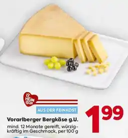 Billa Vorarlberger Bergkäse g.U. Angebot