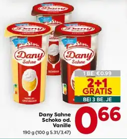 Billa Dany Sahne Schoko od. Vanille Angebot