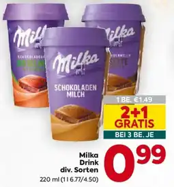 Billa Milka Drink Angebot