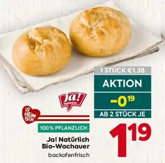Billa Ja! Natürlich Bio-Wachauer Angebot