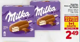 Billa Smarties, Oreo od. Milka Eis Angebot