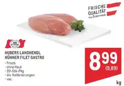 Metro Hubers Landhendl Hühner Filet Gastro Angebot