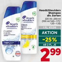 Billa Head&Shoulders Shampoo Angebot