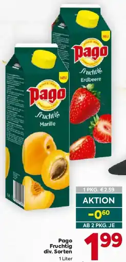 Billa Pago Fruchtig Angebot