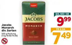 Billa Jacobs Monarch Angebot
