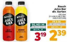 Billa Rauch Juice Bar Angebot