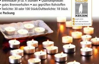 Norma Premium Teelichte Angebot