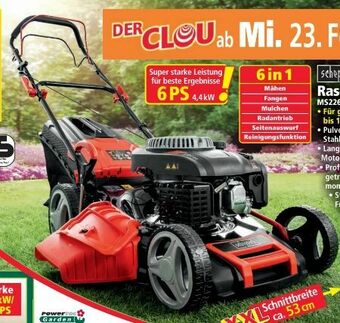 Norma Elektro-Start Benzin-Rasenmäher MS226-53 SE Angebot