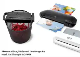 Pagro Diskont Aktenvernichter, Binde und Laminiergeräte Angebot