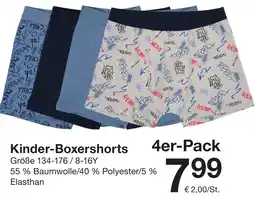 Zeeman Kinder-Boxershorts Angebot
