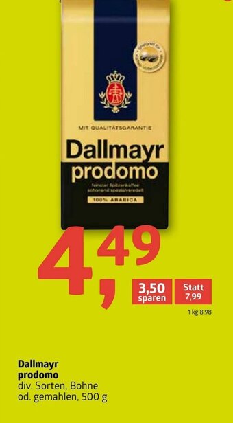 ADEG Dallmayr Prodomo 500g Angebot
