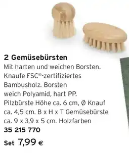 Tchibo Eduscho 2 Gemüsebürsten Angebot