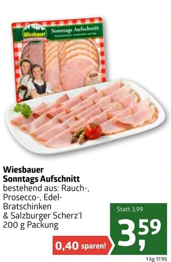 ADEG Wiesbauer Sonntags Aufschnitt Angebot