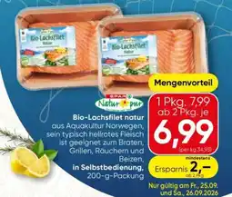 SPAR Gourmet Bio-Lachsfilet natur Angebot