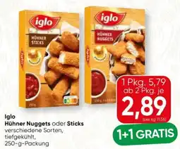 SPAR Gourmet Iglo Hühner Nuggets oder Sticks Angebot