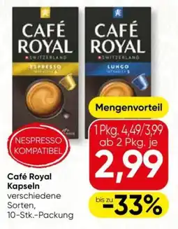 SPAR Gourmet Café Royal Kapseln Angebot