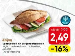 SPAR Gourmet SPAR enjoy Spitzweckerl mit Burgunderschinken Angebot