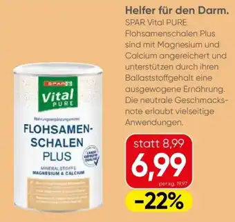 SPAR Vital PURE Flohsamen-Schalen Plus
