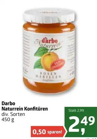 ADEG Darbo Naturrein Konfitüren Angebot