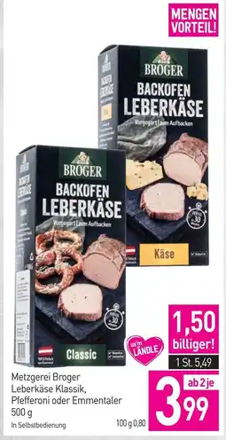 Sutterlüty Metzgerei Broger Leberkäse Klassik Angebot