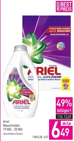 Sutterlüty Ariel Waschmittel Angebot