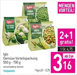 Sutterlüty Iglo Gemüse Vorteilspackung Angebot