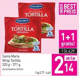 Sutterlüty Santa Maria Wrap Tortilla Angebot
