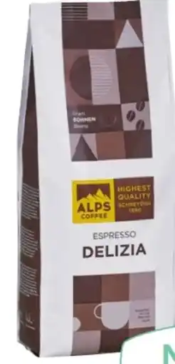 MPreis Schreyögg Alps Coffee Espresso Delizia Angebot