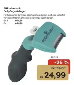 ZOO & Co FURminator Fellpflegestriegel Angebot