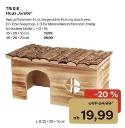 ZOO & Co TRIXIE Haus „Grete“ Angebot