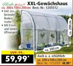 Norma XXL-Gewächshaus Angebot