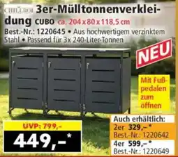 Norma Chillero 3er-Mülltonnenverkleidung cubo Angebot