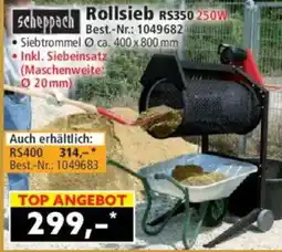 Norma scheppach Rollsieb RS350 Angebot