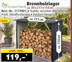 Norma Green Yard Brennholzlager Angebot