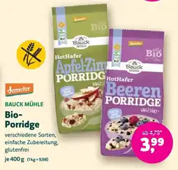 Denn's Biomarkt Bauck Mühle Bio-Porridge Angebot