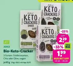 Denn's Biomarkt Joice Bio-Keto-Cracker Angebot
