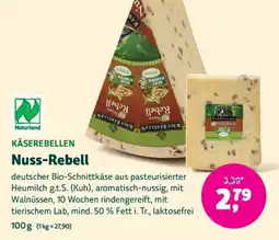 Denn's Biomarkt Käserebellen Nuss-Rebell Angebot