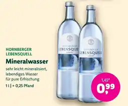Denn's Biomarkt Hornberger Lebensquell Mineralwasser Angebot