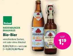 Denn's Biomarkt Riedenburger Bio-Bier Angebot