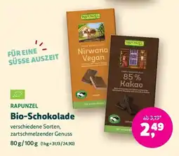 Denn's Biomarkt RAPUNZEL Bio-Schokolade Angebot