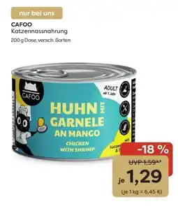 ZOO & Co CAFOO Huhn mit Garnelen an Mango Angebot